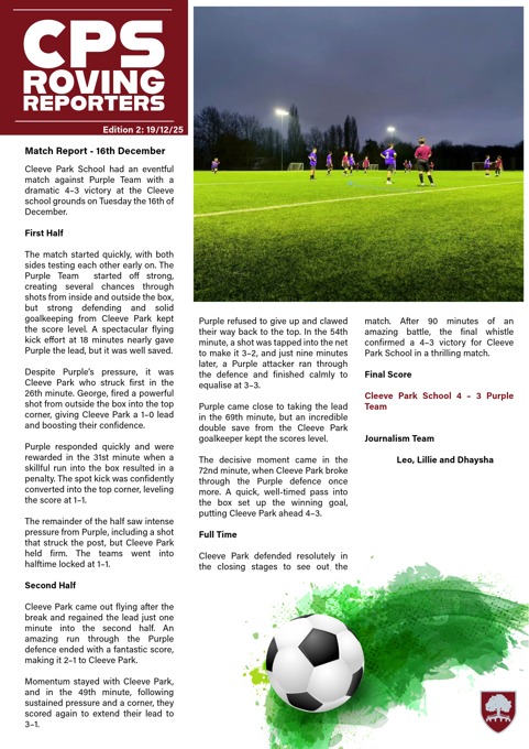 CPS Roving Reporters 2