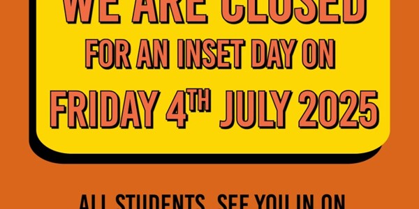 INSET Day - July 4th 2025 - School Closed to Students
